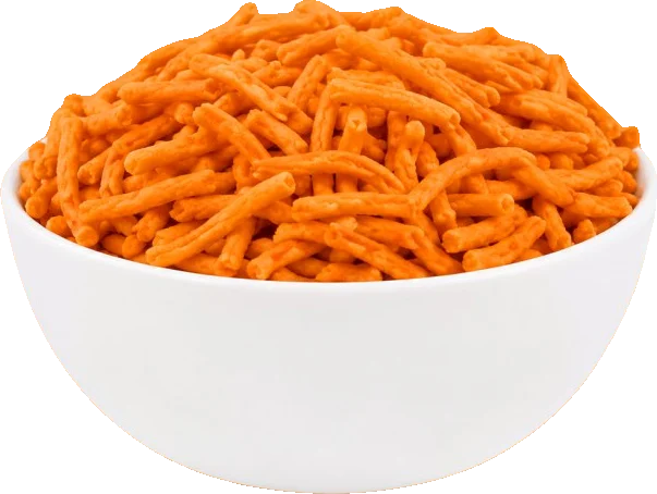 Bhaji sev in a bowl